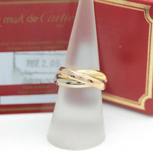Lade das Bild in den Galerie-Viewer, Les must de Cartier Trinity Tricolour 18KT Gold mit Box &amp; Papiere in Gr. 53
