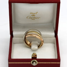 Lade das Bild in den Galerie-Viewer, Les must de Cartier Trinity Tricolour 18KT Gold mit Cartier Box in Gr. 51
