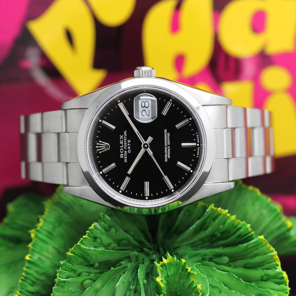 Rolex Date Stahl Ref: 15210