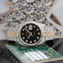 Lade das Bild in den Galerie-Viewer, Rolex Datejust Stahl/Rosegold Ref : 116231 mit Rolex Box &amp; Papiere von 2009
