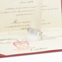 Lade das Bild in den Galerie-Viewer, Cartier Love Ring 18KT Weißgold mit Cartier Box &amp; Papiere in Gr. 66
