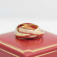 Lade das Bild in den Galerie-Viewer, Cartier Trinity Tricolour 18KT Gold mit Cartier Box in Gr. 50
