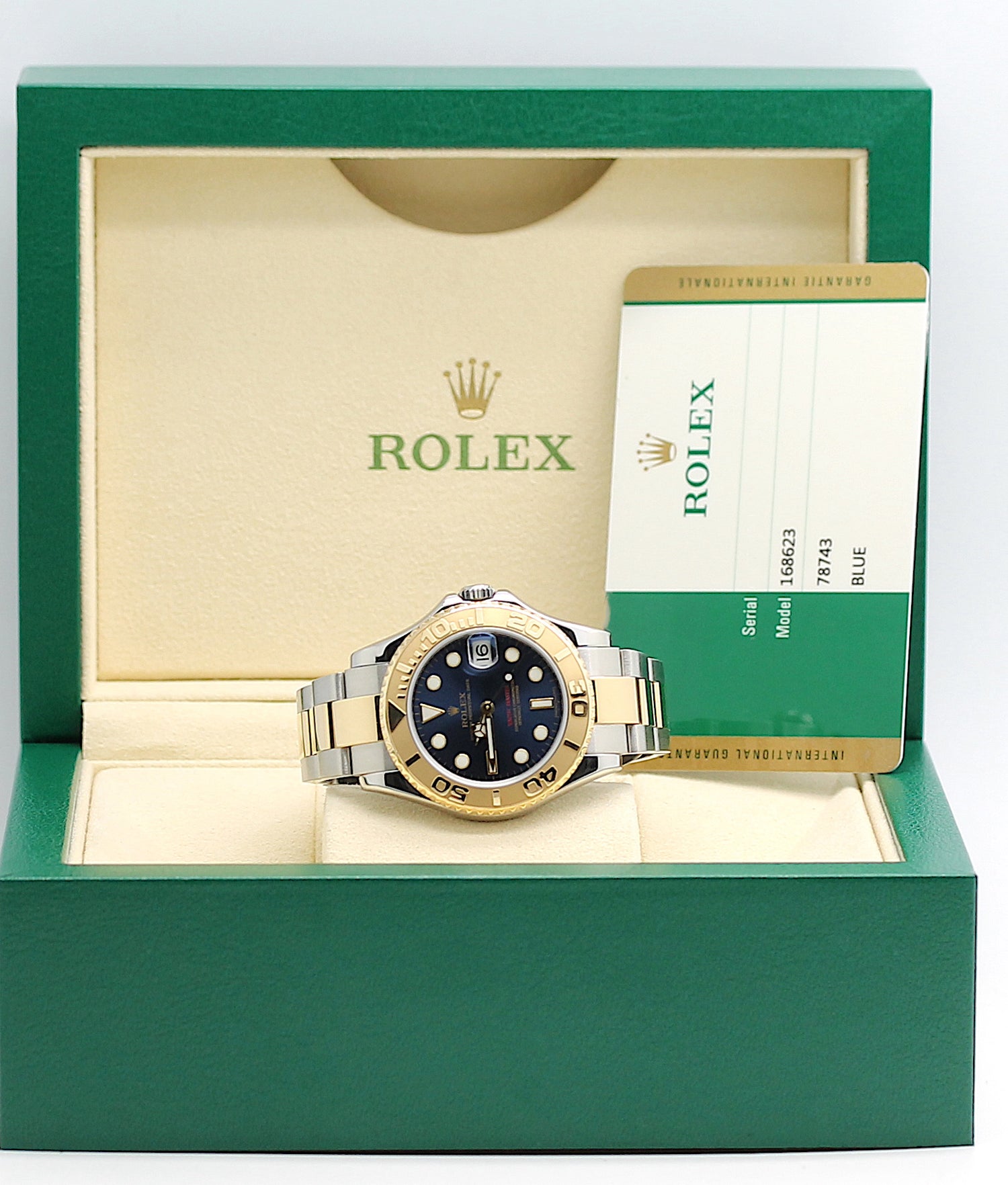 Rolex Yachtmaster Medium Stahl/Gold Ref: 168623
