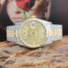 Lade das Bild in den Galerie-Viewer, Datejust Stahl/Gold Ref : 16233
