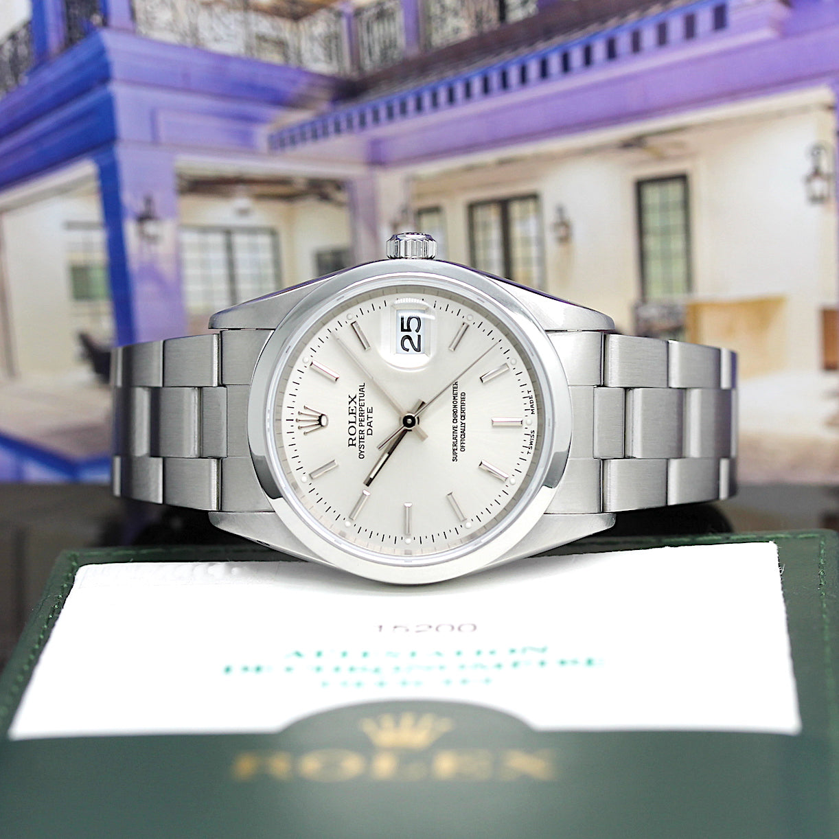 Rolex Date Stahl Ref: 15200