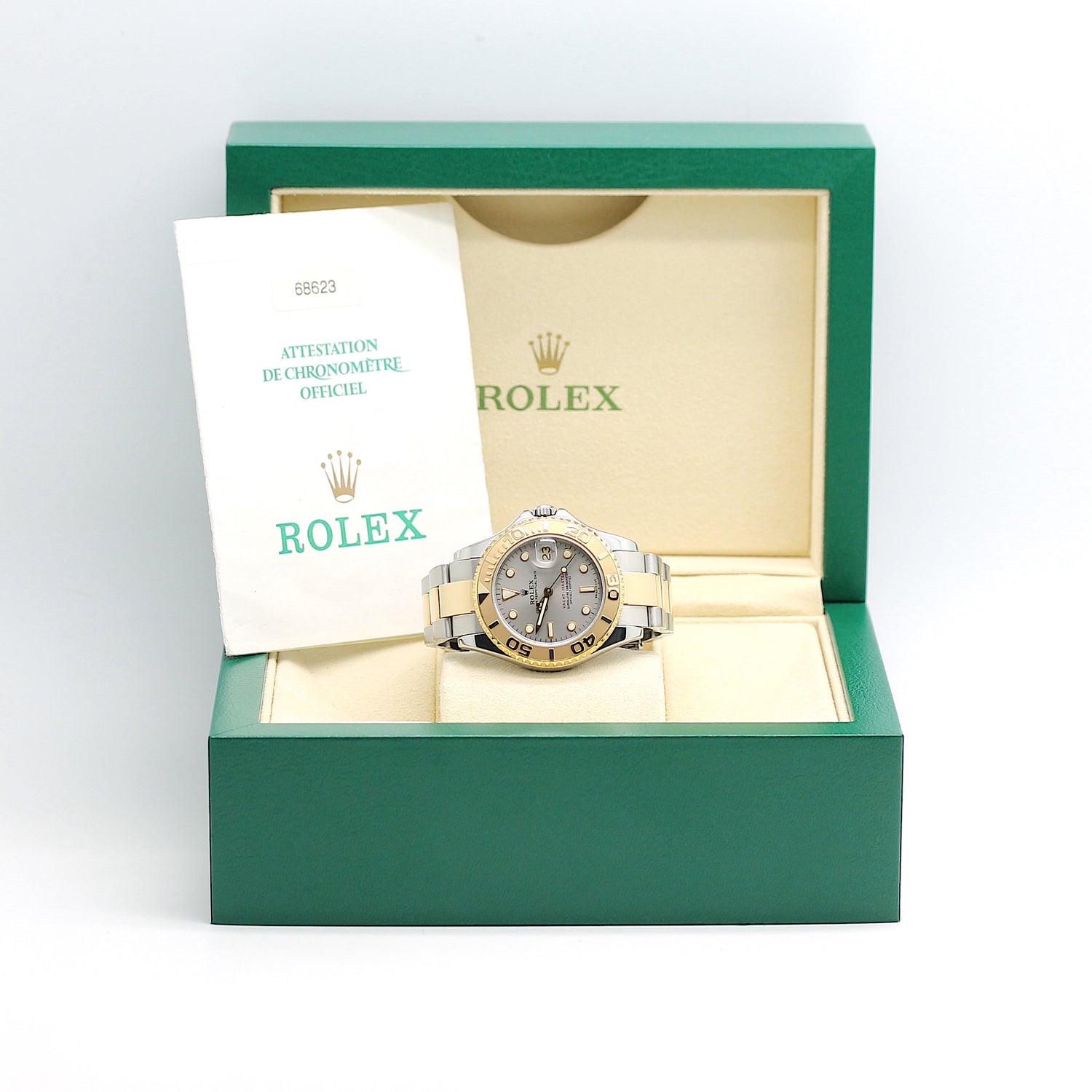 Rolex Yachtmaster Medium Stahl/Gold Ref: 168623 mit Box & Papiere von 1999