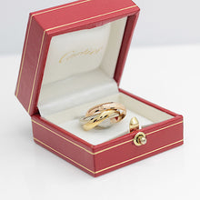 Lade das Bild in den Galerie-Viewer, Cartier Trinity Tricolour 18KT Gold mit Cartier Box in Gr. 50
