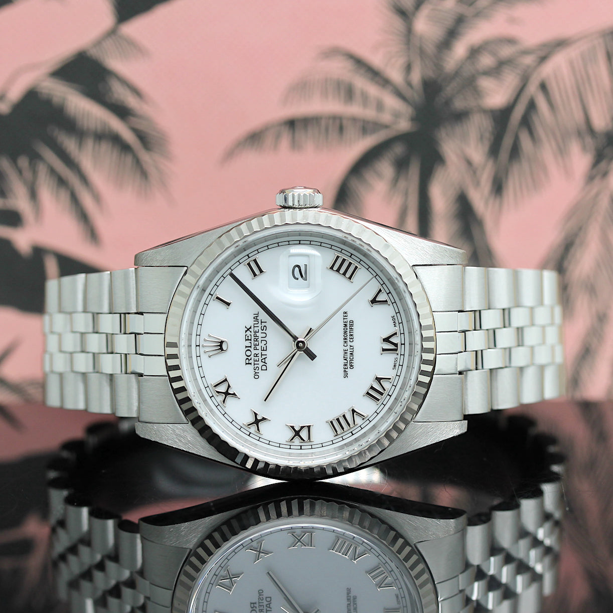 Rolex Datejust Stahl/Weißgold Ref : 16234