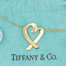Lade das Bild in den Galerie-Viewer, Tiffany &amp; Co. Paloma Picasso "Loving Heart" Halskette mit Anhänger in 18KT Gold
