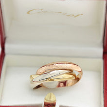 Lade das Bild in den Galerie-Viewer, Cartier Trinity Tricolour 18KT Gold mit Cartier Box in Gr. 54
