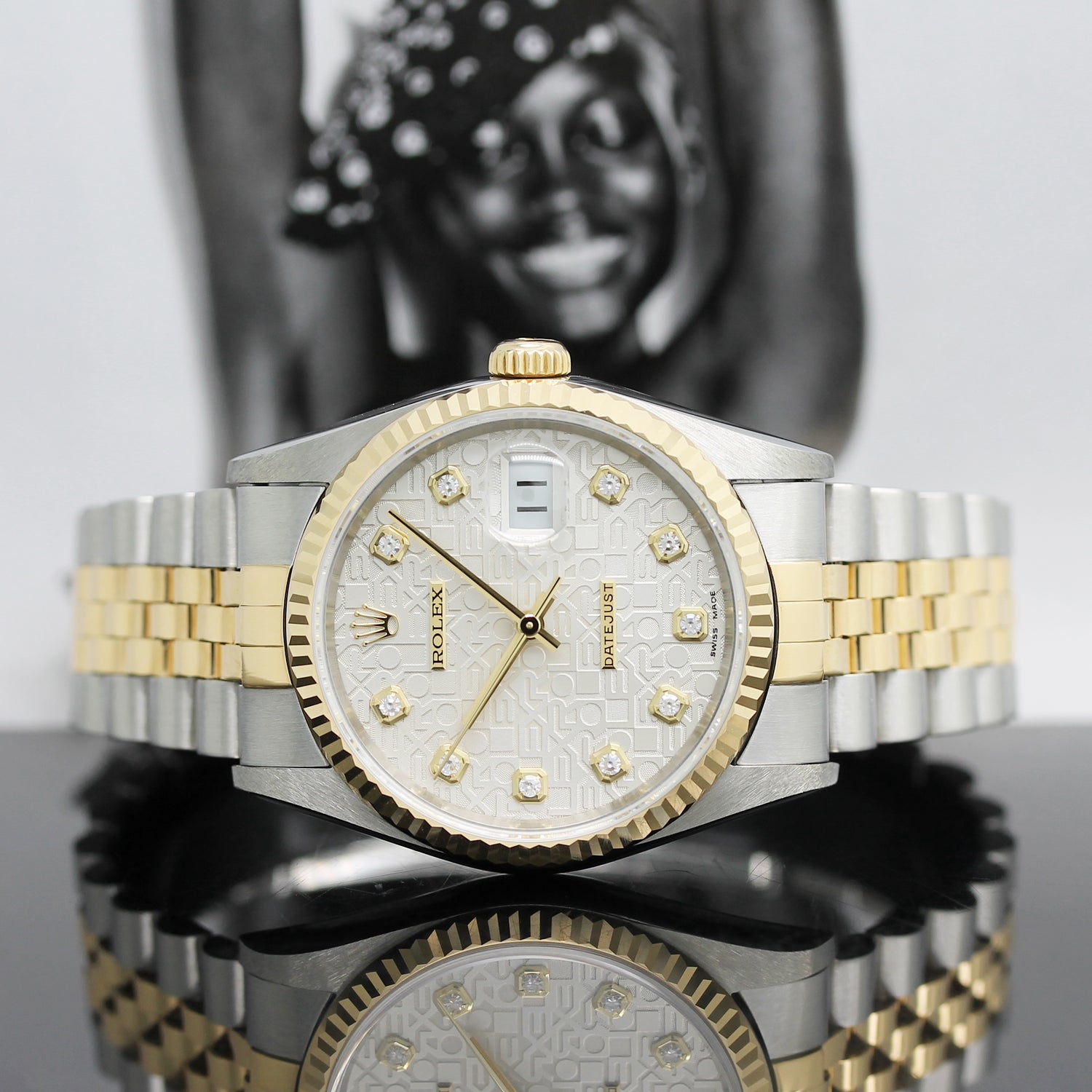 Rolex Datejust Stahl/Gold Ref : 16233 mit Rolex Box von 1997