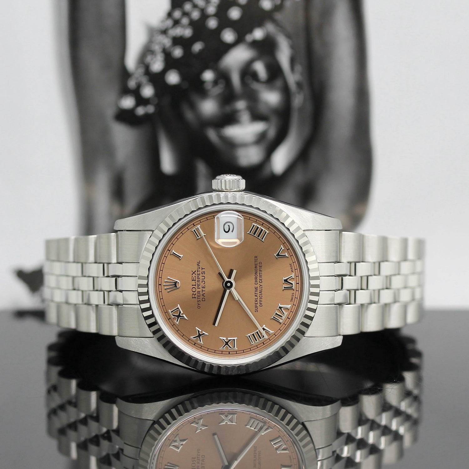 Rolex Datejust Medium Stahl/Weißgold Ref: 68274