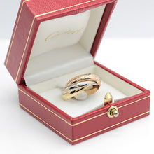 Lade das Bild in den Galerie-Viewer, Les must de Cartier Trinity Tricolour 18KT Gold mit Cartier Box in Gr. 51
