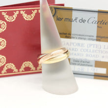 Lade das Bild in den Galerie-Viewer, Les must de Cartier Trinity Tricolour 18KT Gold mit Box &amp; Papiere in Gr. 53
