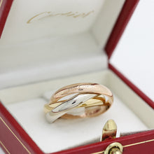Lade das Bild in den Galerie-Viewer, Cartier Trinity Tricolour 18KT Gold mit Cartier Box in Gr. 55
