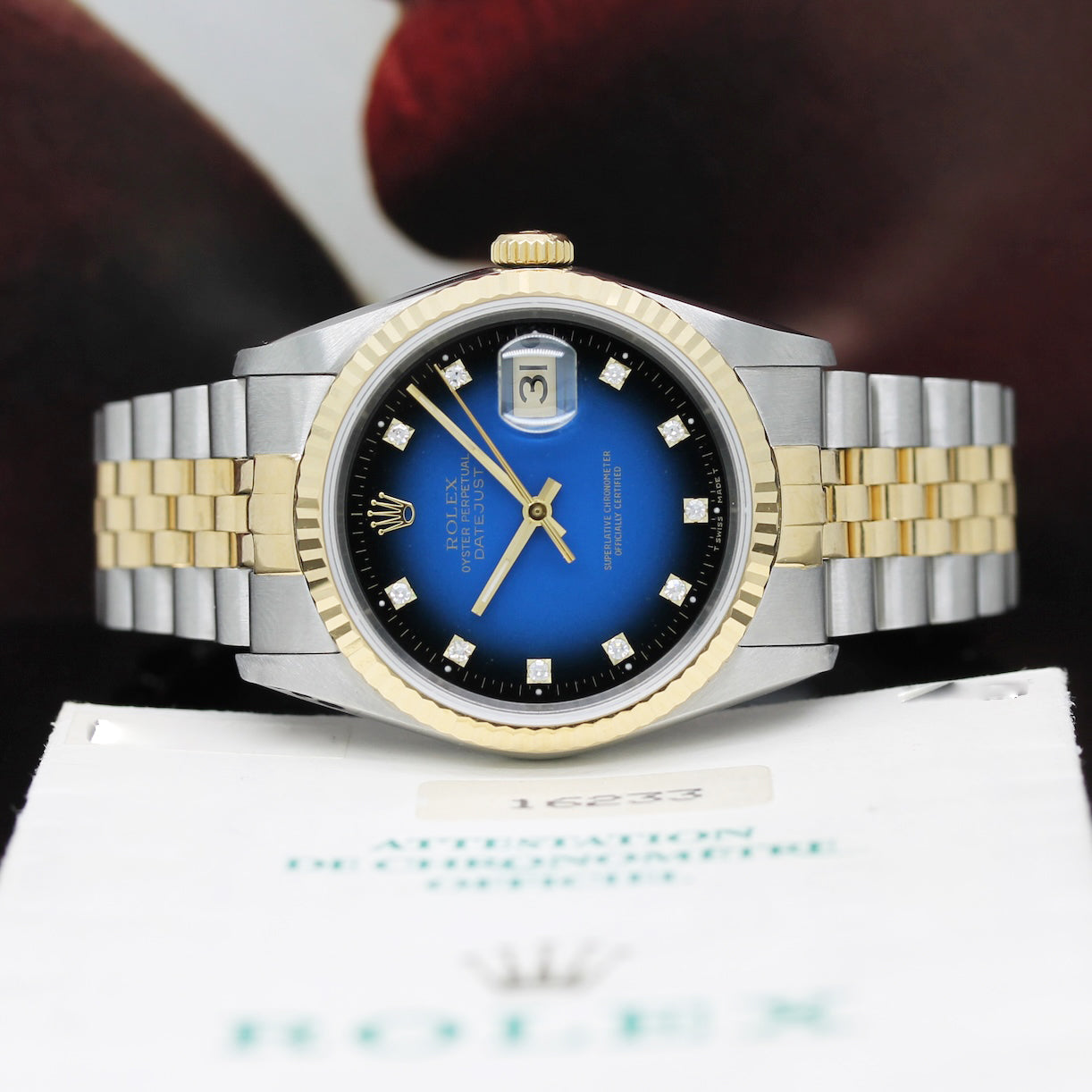 Datejust Stahl/Gold Ref : 16233
