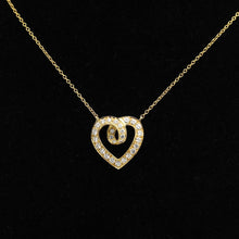 Lade das Bild in den Galerie-Viewer, Tiffany &amp; Co. Herz Diamantanhänger in 18KT Gold mit Box
