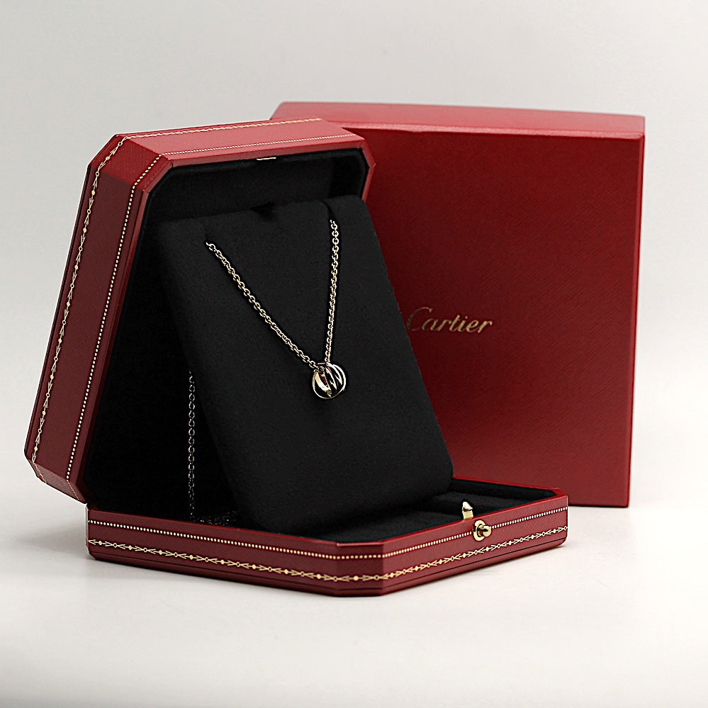 Cartier Trinity Halskette in 18KT Gold Box