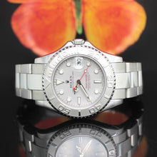 Lade das Bild in den Galerie-Viewer, Rolex Yachtmaster Medium Stahl/Platin Ref: 168622 mit Rolex Box
