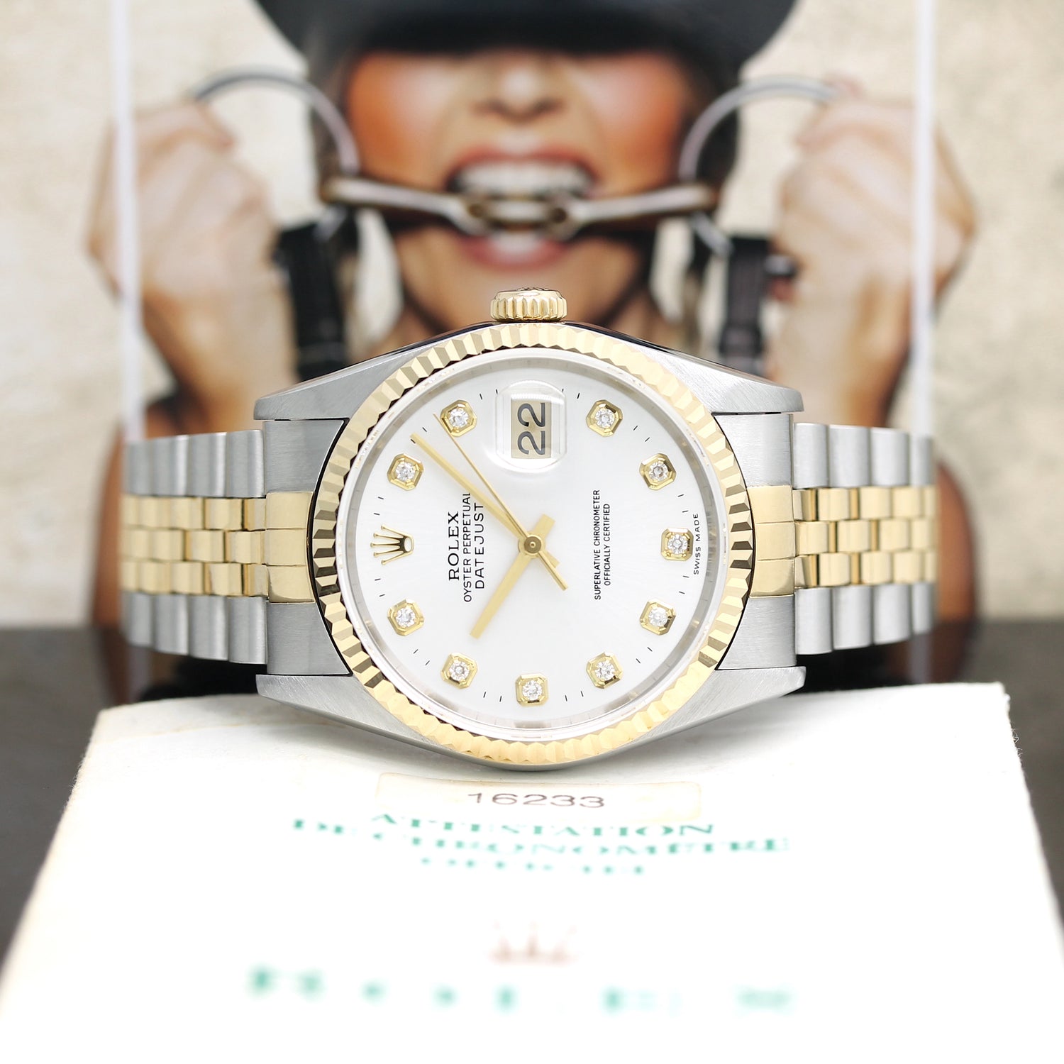Datejust Stahl/Gold Ref : 16233