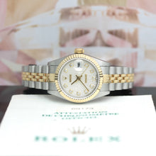 Lade das Bild in den Galerie-Viewer, Rolex Lady Datejust Stahl/Gold Ref: 69173 mit Box &amp; Papiere von 1999
