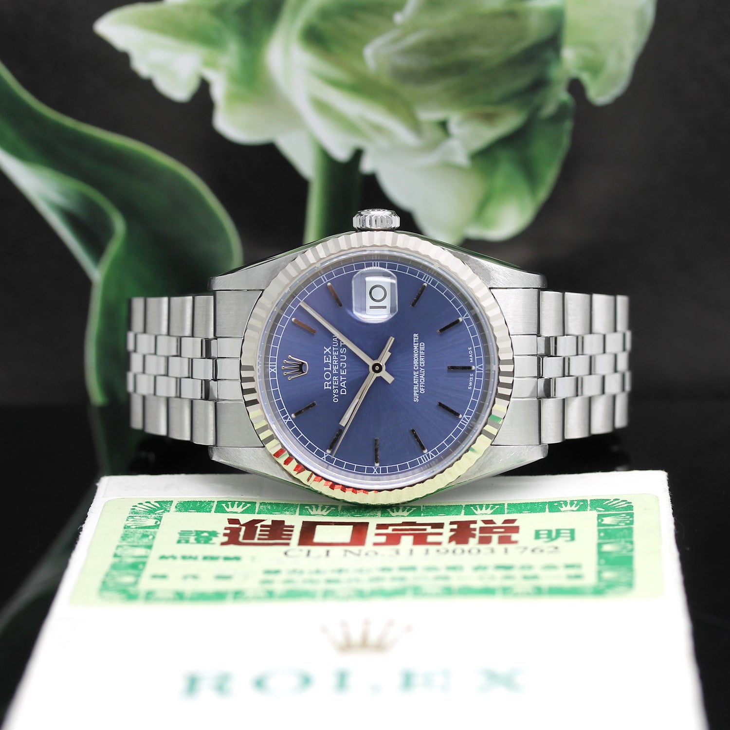 Rolex Datejust Stahl/Weißgold Ref : 16234