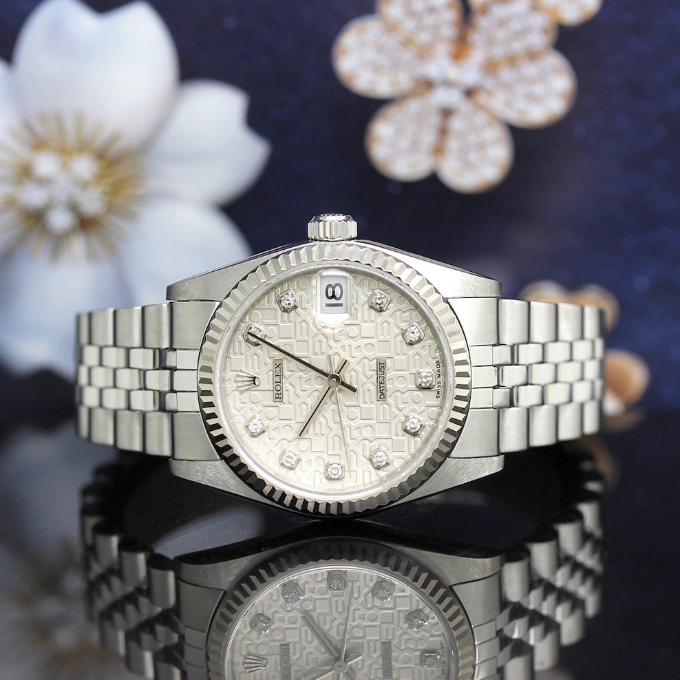 Rolex Datejust Medium Stahl/Weißgold Ref: 78274