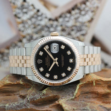 Lade das Bild in den Galerie-Viewer, Rolex Datejust Stahl/Rosegold Ref : 116231 mit Rolex Box &amp; Papiere von 2009
