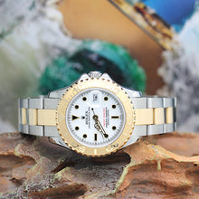 Lade das Bild in den Galerie-Viewer, Rolex Yachtmaster Lady Stahl/Gold Automatik Ref: 169623 mit Rolex Box &amp; Papiere
