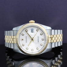 Lade das Bild in den Galerie-Viewer, Rolex Datejust Stahl/Weißgold Ref : 116233
