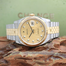 Lade das Bild in den Galerie-Viewer, Datejust Stahl/Gold Ref : 116233
