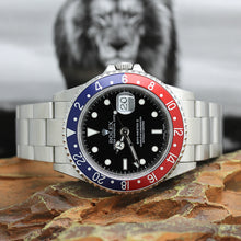 Lade das Bild in den Galerie-Viewer, Rolex GMT Master II Stahl Ref: 16710
