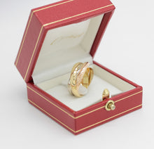 Lade das Bild in den Galerie-Viewer, Cartier Trinity Tricolour 18KT Gold mit Cartier Box in Gr. 55
