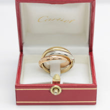 Lade das Bild in den Galerie-Viewer, Cartier Trinity Tricolour 18KT Gold mit Cartier Box in Gr. 55
