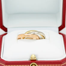 Lade das Bild in den Galerie-Viewer, Cartier Trinity Tricolour 18KT Gold mit Cartier Box in Gr. 54
