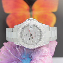 Lade das Bild in den Galerie-Viewer, Rolex Yachtmaster Medium Stahl/Platin Ref: 168622 mit Rolex Box
