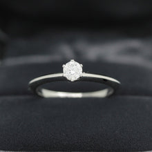 Lade das Bild in den Galerie-Viewer, Tiffany &amp; Co.Verlobungsring Platin 950 - Gr.49 - Box &amp; Zertifikat 0,22 ct - VS1
