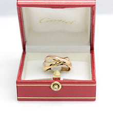 Lade das Bild in den Galerie-Viewer, Cartier Trinity Tricolour 18KT Gold mit Cartier Box in Gr. 50
