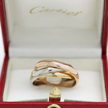 Lade das Bild in den Galerie-Viewer, Cartier Trinity Tricolour 18KT Gold mit Cartier Box in Gr. 55
