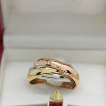 Lade das Bild in den Galerie-Viewer, Les must de Cartier Trinity Tricolour 18KT Gold mit Box &amp; Papiere in Gr. 49
