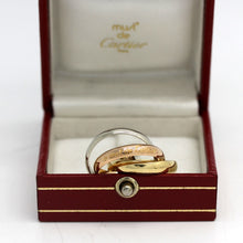Lade das Bild in den Galerie-Viewer, Cartier Trinity Tricolour 18KT Gold mit Cartier Box in Gr. 50
