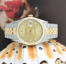 Lade das Bild in den Galerie-Viewer, Datejust Stahl/Gold Ref : 16233
