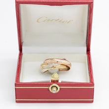 Lade das Bild in den Galerie-Viewer, Cartier Trinity Tricolour 18KT Gold mit Cartier Box in Gr. 50
