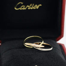 Lade das Bild in den Galerie-Viewer, Cartier Trinity Tricolour 18KT Gold mit Cartier Box in Gr. 54
