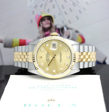 Lade das Bild in den Galerie-Viewer, Datejust Stahl/Gold Ref : 16233
