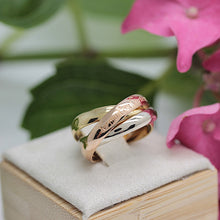 Lade das Bild in den Galerie-Viewer, Cartier Trinity Tricolour 18KT Gold mit Cartier Box in Gr. 50
