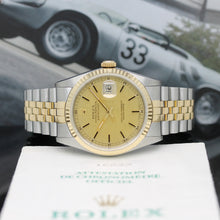 Lade das Bild in den Galerie-Viewer, Datejust Stahl/Gold Ref : 16233

