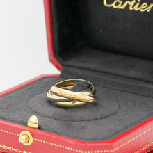 Lade das Bild in den Galerie-Viewer, Les must de Cartier Trinity Tricolour 18KT Gold mit Cartier Box in Gr. 54

