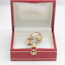 Lade das Bild in den Galerie-Viewer, Cartier Trinity Tricolour 18KT Gold mit Cartier Box in Gr. 50
