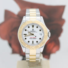 Lade das Bild in den Galerie-Viewer, Rolex Yachtmaster Medium Stahl/Gold Ref: 168623 mit Box &amp; Papiere von 2001
